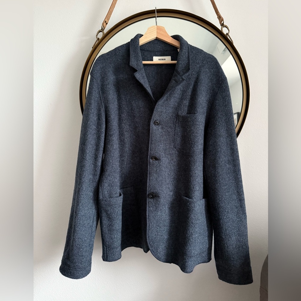Buck Mason Boiled Wool Jacke
